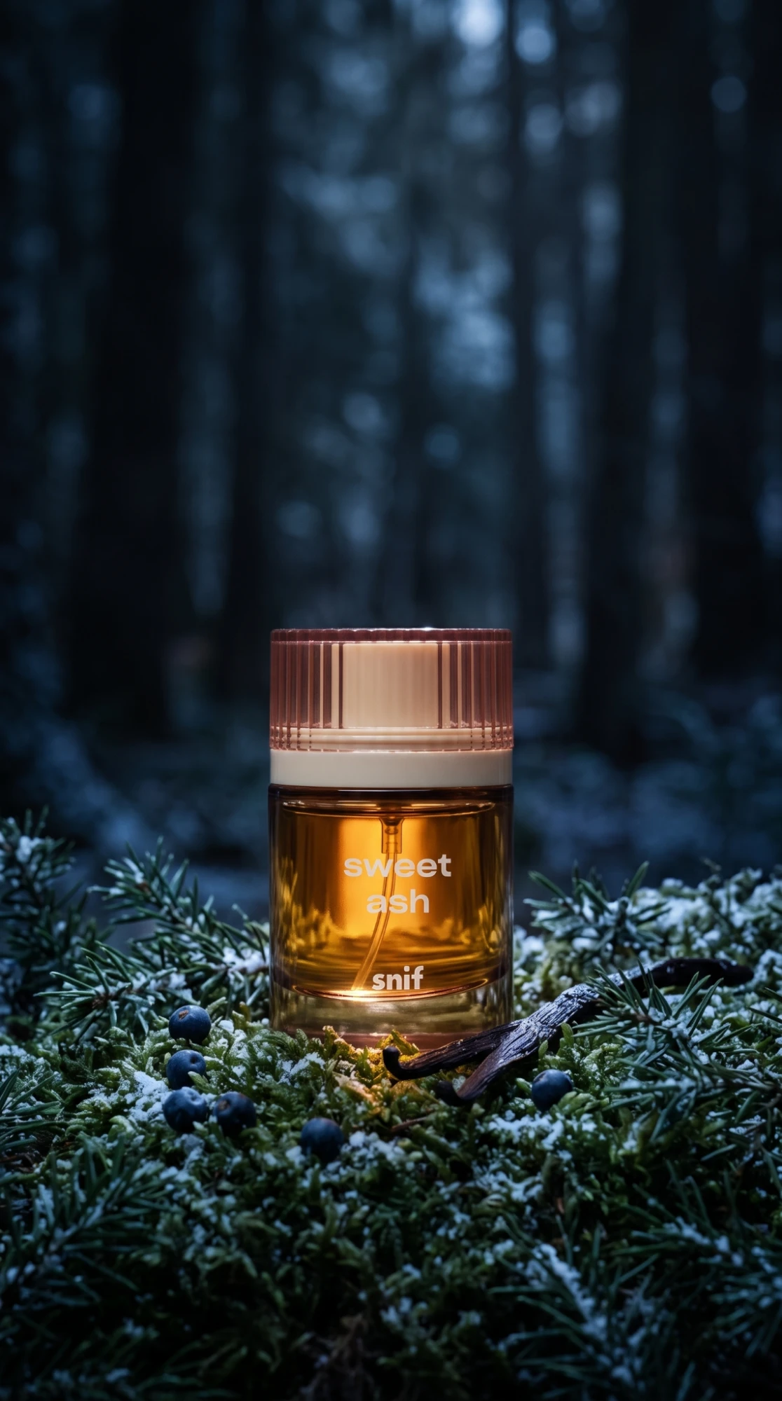 Fragrance campaign visual